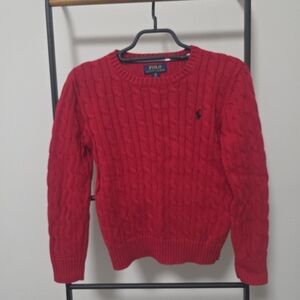 Polo by Ralph Lauren Vibrant Red Knit Sweater